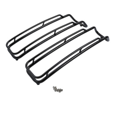 Hard Saddlebag Lid Trim Top Rails Rack Fit For Harley Road Street Glide 94-13 12
