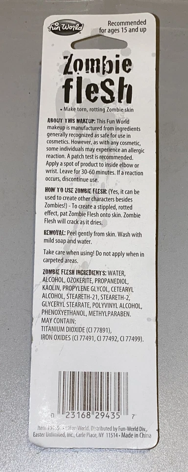 Maquillaje de carne de zombi Foto 2 de 2