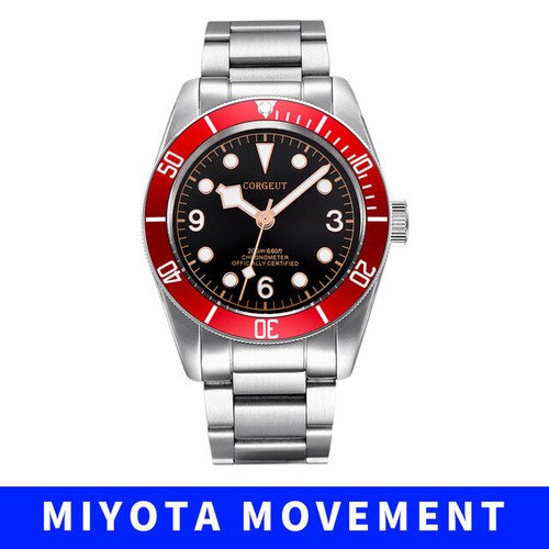 Reloj de pulsera automático Corgeut 41 mm zafiro nadar luminoso Miyota/Seagul - Imagen 20 de 24