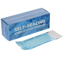 House Brand Dentistry 100520 Self-Sealing Sterilization Pouches 2.25" x 5" 200Bx