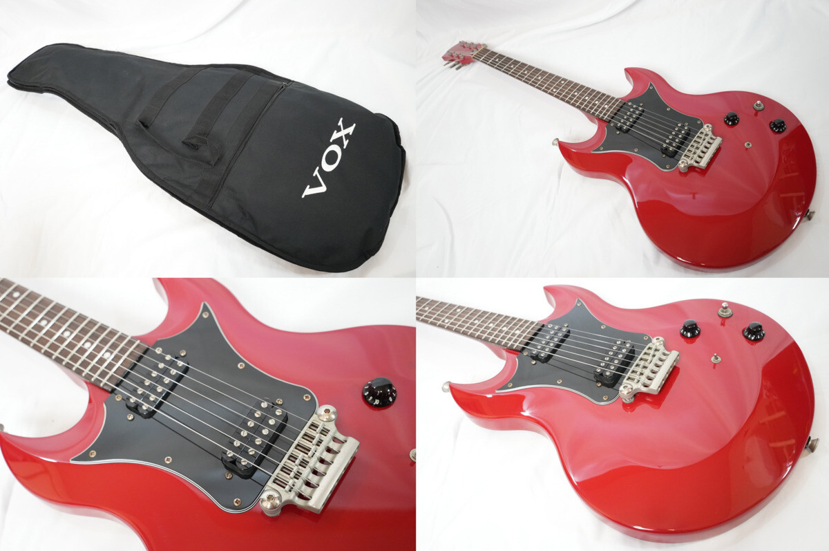 Electric Guitar Vox SDC-22 Double Cutaway Cherry 2011 Made Electric Guitar Vox SDC-22 Double Cutaway Cherry 2011 Made