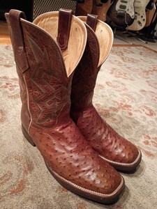 Bottes Western Cowboy Nocona Classic En Cuir Marron, Taille 10B Homme - Vintage