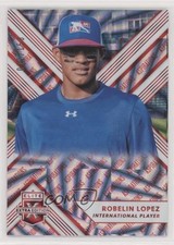 2018 Panini Elite Extra Edition Aspirations Red 22/150 Robelin Lopez #189 u6m