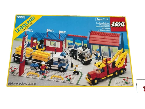 LEGO Town: Big Rig Truck Stop (6393) - Complete Set with Box and Instructions