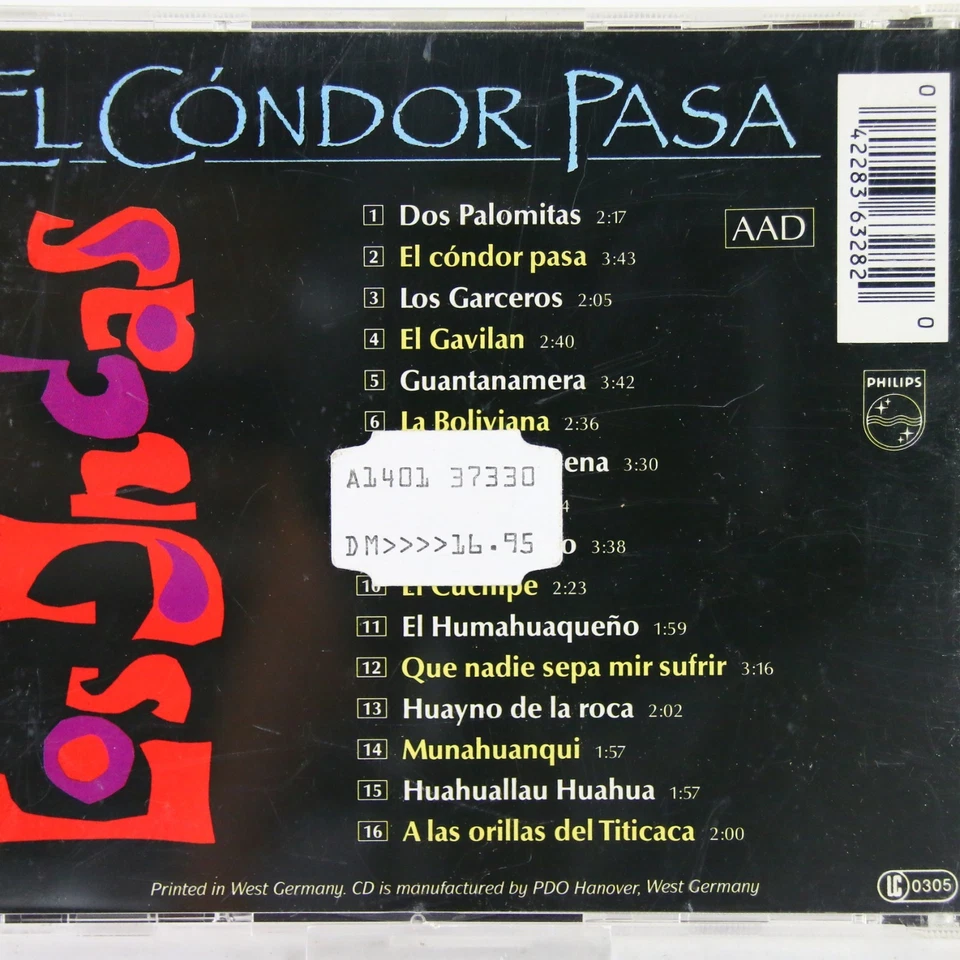 Music Musik Album CD Los Incas – El Cóndor Pasa Sehr Gut - Bild 2 von 2