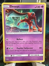 POKEMON DEOXYS 68/168 RARE HOLOFOIL CELESTIAL STORM NM CARD
