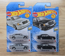 Hot Wheels Mercedes-benz 500 E Factory Fresh Lot Of 4 Black Silver 2021 Hot Wheels Mercedes-benz 500 E Factory Fresh Lot Of 4 Black Silver 2021