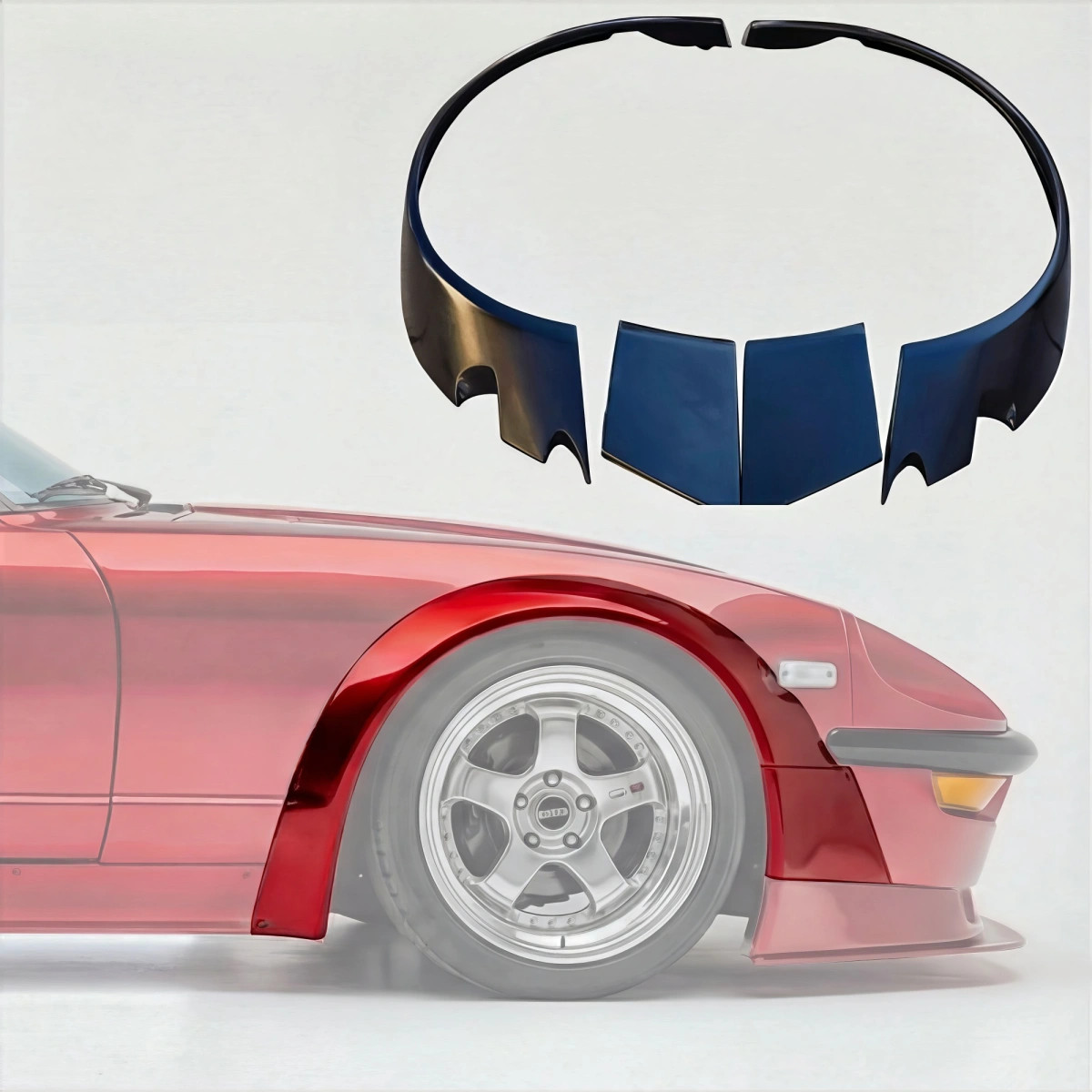1979-1983 Datsun 280ZX VSaero FRP TKYO Wide Body Fenders (front
