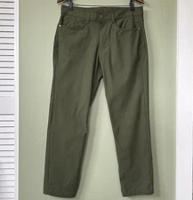 Swiss Tech Men’s Army Green Pants Olive Performance SMB38479 Size 34W X 27L