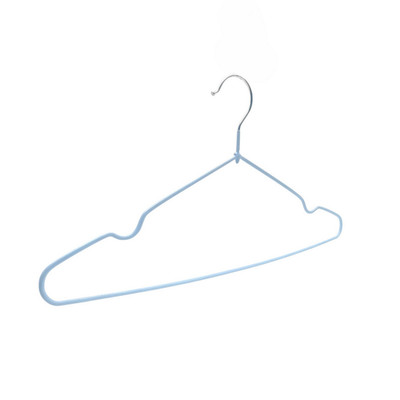Rutschfester Metall Kleiderbügel 40 cm Gummibeschichtung - strapazierfähig platzsparend Posten