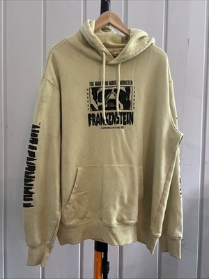 Universal City Monster Hoodie Green Graphic Frankenstein Dracula Horror Retro XL