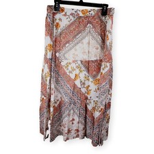 Matilda Jane Good Hart GH Rayne Womens Floral Print Skirt Size L Large NWT