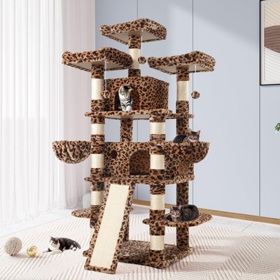 Keep Your Large Cat Active and Entertained - 68in Multi Level Tree