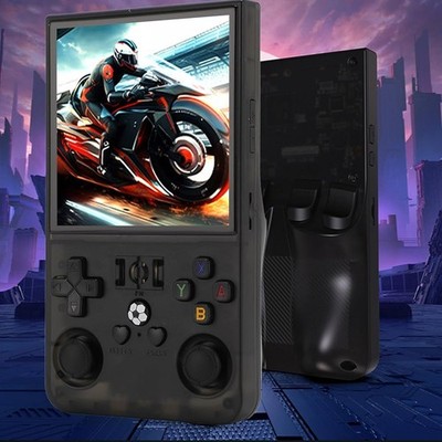 R36 Max Retro Handheld Spielekonsole 64GB | 22000+ Spiele | 4'' IPS LinnuxSystem