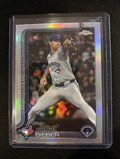 🔥Shane Bieber 2025 Topps Chrome Update #USC52 Refractor Toronto Blue Jays