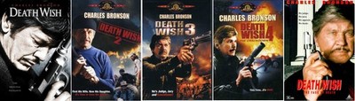 DEATH WISH 5 DVD Collection One 1 Two 2 Three 3 Four 4 Five