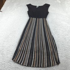 Missoni Dress Women 38 US XS 2 Black Multicolor Wool Blend Knit Sleeveless Short