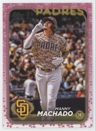 2024 Topps Japan Edition Cherry Blossoms Manny Machado 42/99 #164 A34