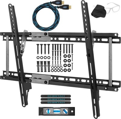 Tilt TV Mount fits 32-86 Inch TVs up to 165lbs Max VESA 600x400mm, with 10ft ...