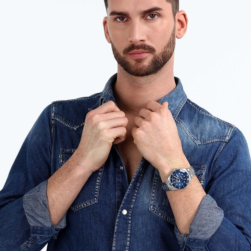 Sector 230 – Orologio Uomo Automatico Blu Acciaio Oro Rosa (R3223161010) - Imagen 6 de 7