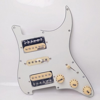 HSH Prewired Loaded Pickguard with Alnico V Pickups for Fender Strat Guitar