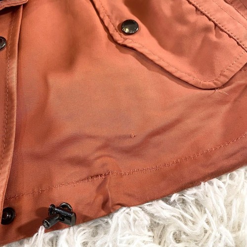 Burberry London Women's Nova Check Coat in Orange, Size 44 Large, 2-Way - Picture 9 of 15