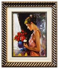 Igor Semeko- Hand Embellished Giclee on Canvas "Blessings"