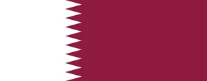 Qatar Flag Self Adhesive Vinyl Sticker