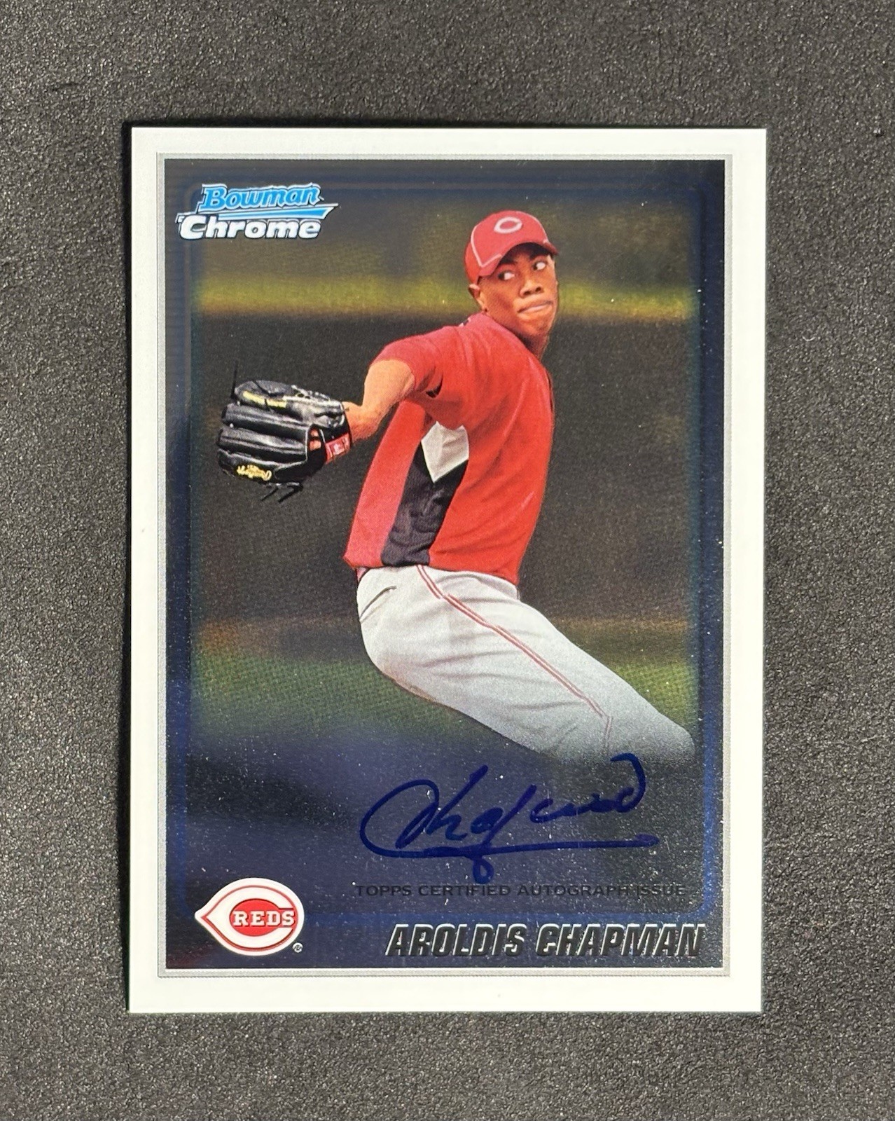 2010 Bowman Chrome Prospects Aroldis Chapman RC Auto #BCP199