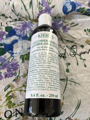 Kiehl's Cucumber Herbal Alcohol Free Toner 250ml / 8.4 oz New