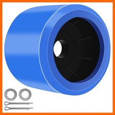 Boat Trailer Rollers PU Smooth Roller 4.13in .35in W fit 0.8in Diameter Shaft...