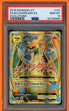 PSA 10 GEM MINT Pokemon M Charizard EX XY Evolutions Full Art 101/108
