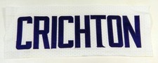 2014-15 Minnesota Vikings Scott Crichton #95 Game Used White Name Plate 85