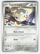 Pokemon TCG Togedemaru Phantasmal Flames 073/094 Common NM