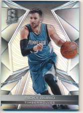RICKY RUBIO 2016-17 PANINI SPECTRA SILVER PRIZM #95 TIMBERWOLVES MINT