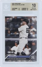 Austin Wells Yankees 2023 Topps 1st Career Homerun #899 BGS 10 Rookie Card