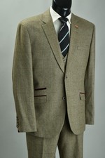 Cavani Tweed Suit. Flash Gentleman's 3-Piece with Waistcoat. Ref FSR