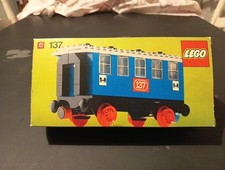 Lego Set 137 Passenger Sleeping Car *Neuwertig" 1975