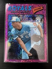 2026 Topps Heritage Pink Sparkle Seth Lugo #192 Royals