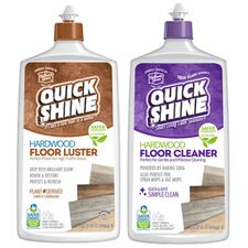 Quick Shine 2 Pack Smart Combo- Includes 1 Hardwood Floor Cleaner & 1 Hardwood