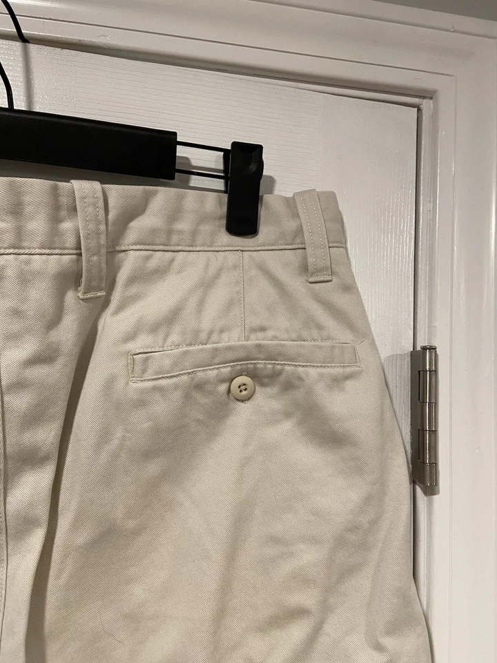 Pantalones cortos de golf Arizona para hombre talla 34 color caqui tostado algodón 10” entrepierna chinos preppy Foto 4 de 4