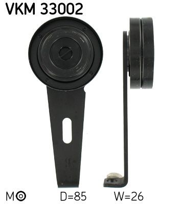 Riemenspanner Keilrippenriemen Rechts Unten SKF VKM 33002 FÜR CitroËN Lancia-image