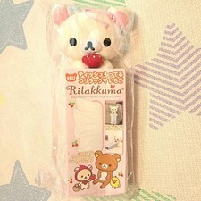 San-x Rilakkuma Korilakkuma Strawberry with Tissues Plush Toy Case Box Rare