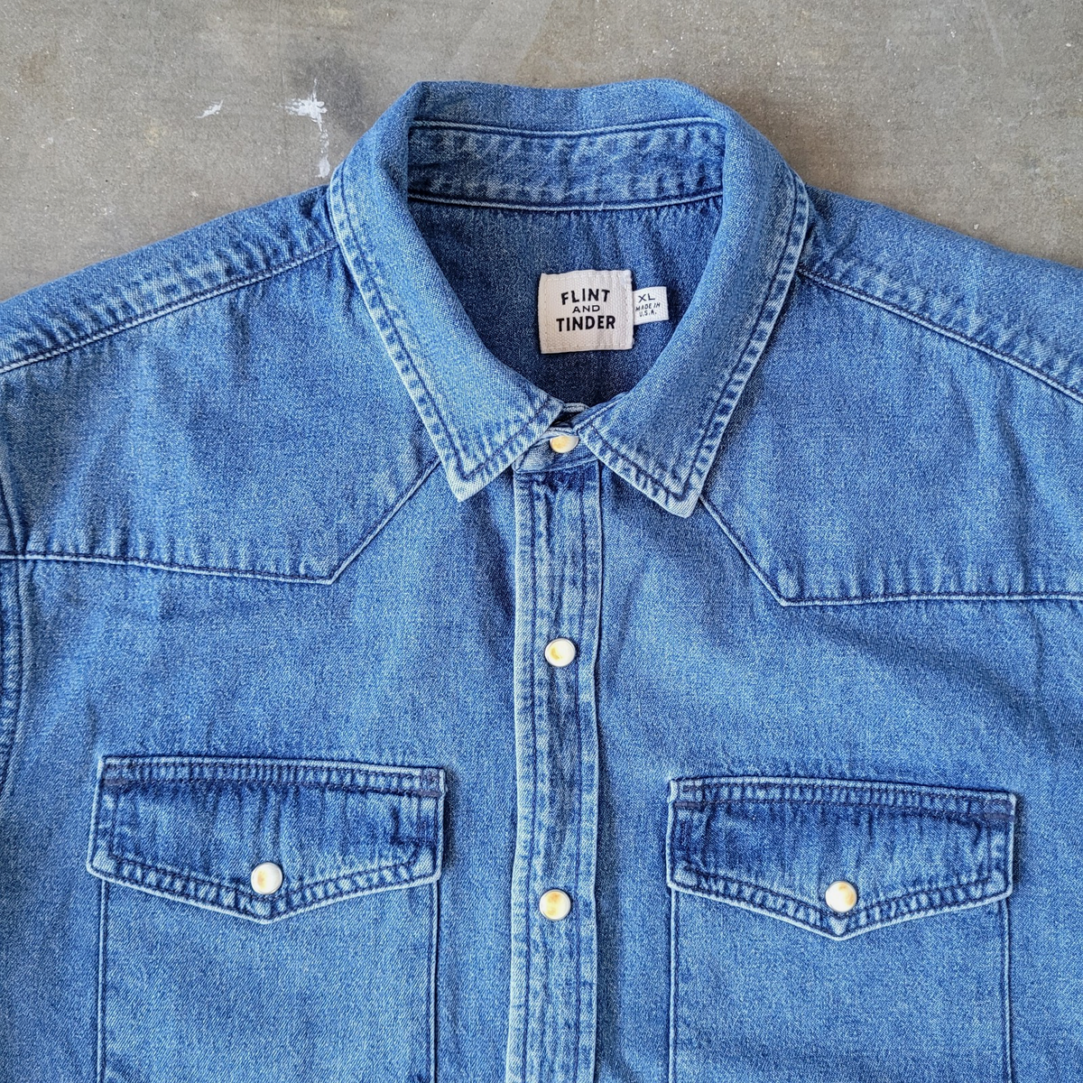 B*ん様 Tenderloin Denim sht snap button wa 【公式通販】