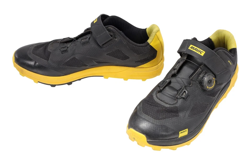 Zapatos de bicicleta de montaña Mavic XA Pro para hombre EU 44 2/3 US 10.5 esfera negra amarilla Trail Foto 2 de 4