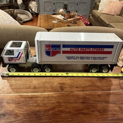 Vintage 1978 Tonka Truck Semi Big Rig Pressed Steel Toy Truck Car Quest Grafics