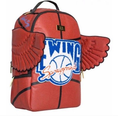 レア　SPRAYGROUND EWING 羽根付き　リュック　バスケ Limited Edition Patrick Ewing Sprayground Backpack. Brand New