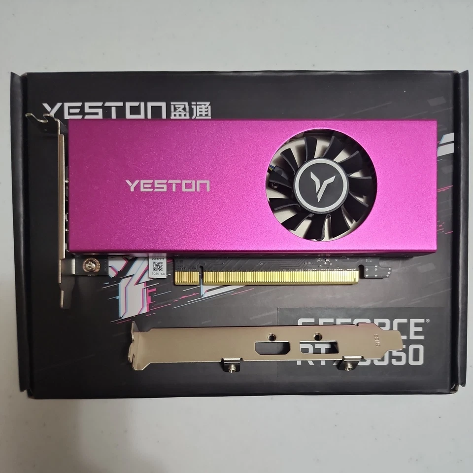Yeston NVIDIA RTX 3050 6GB GDDR6 Low Profile Single Slot Graphics Card - Image 4 of 4