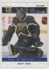 2002-03 ITG Be A Player Memorabilia Sapphire 49/100 Marty Turco #104 vi4