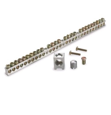 SQUARE D PK27GTA Ground Bar Kit,600A,27 Terminals 5B716